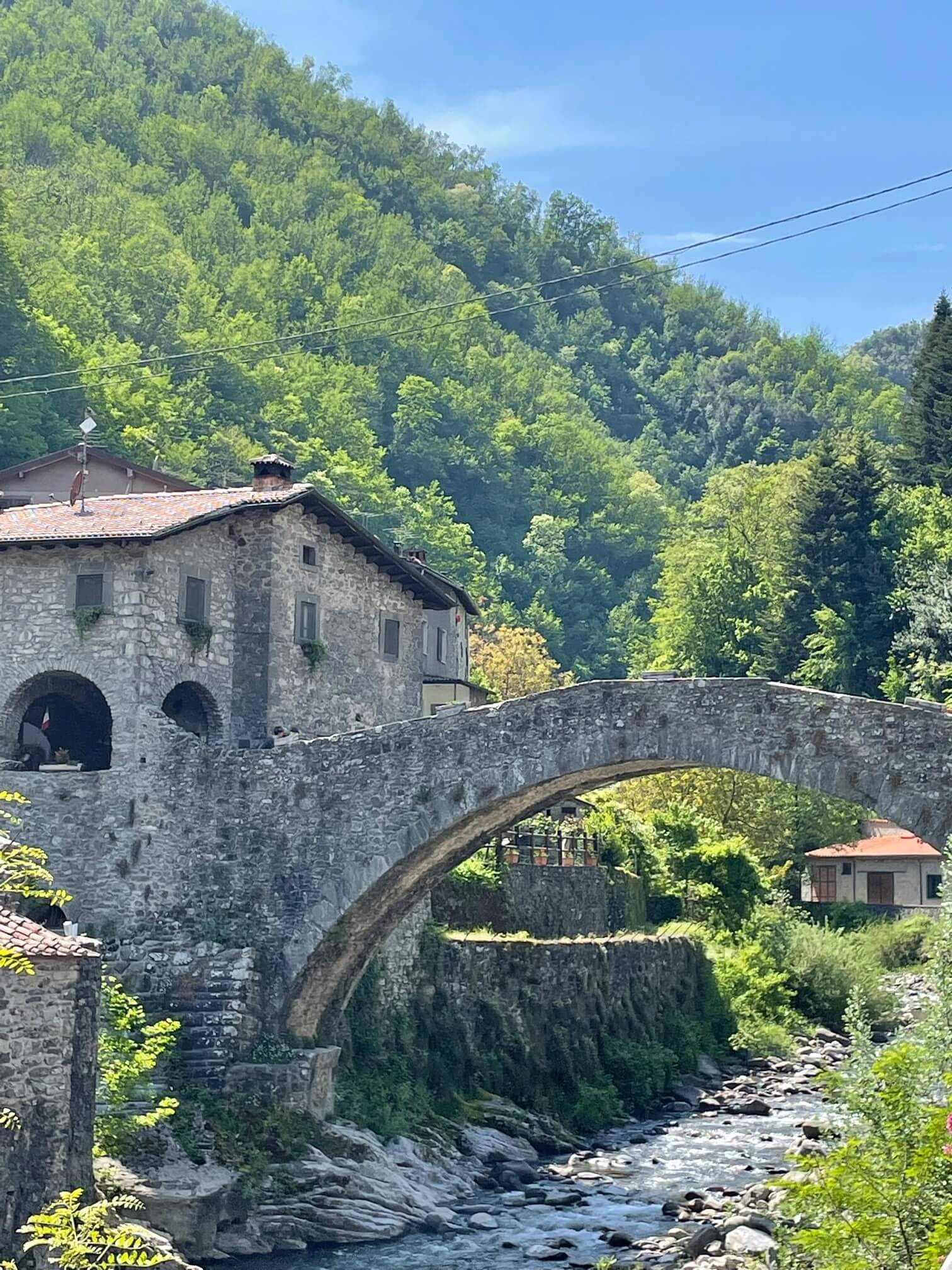 bridge in garfagnana