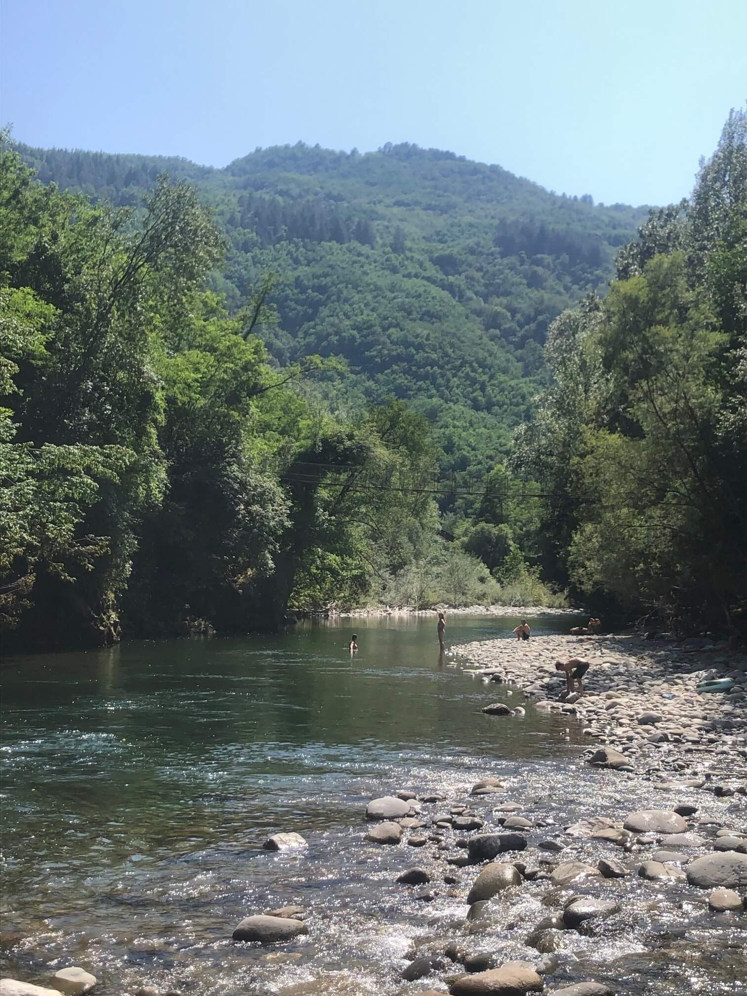 view of the river