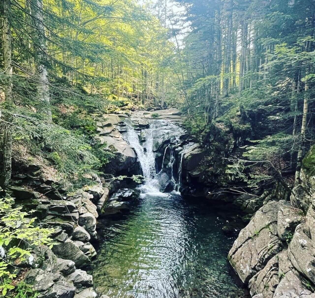 waterfall in abetone