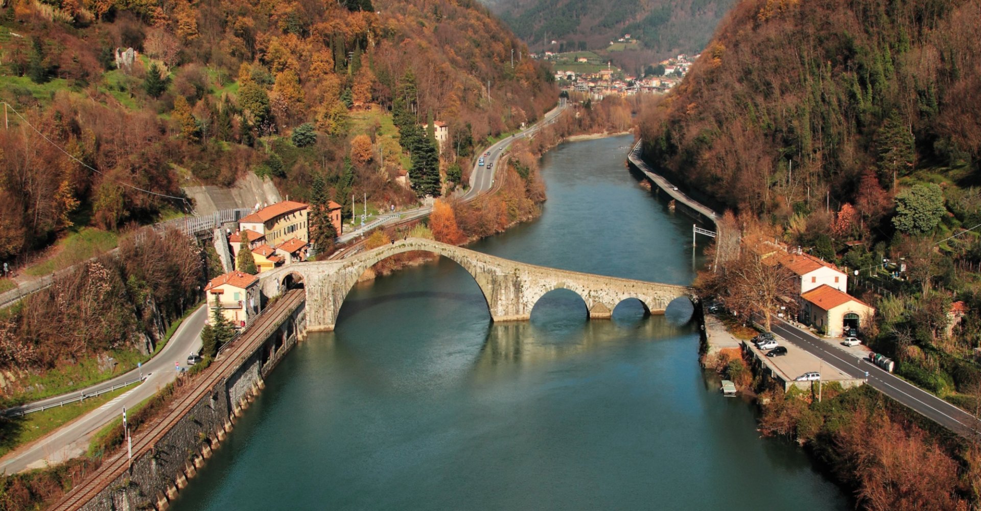 devils bridge in bagni di lucca