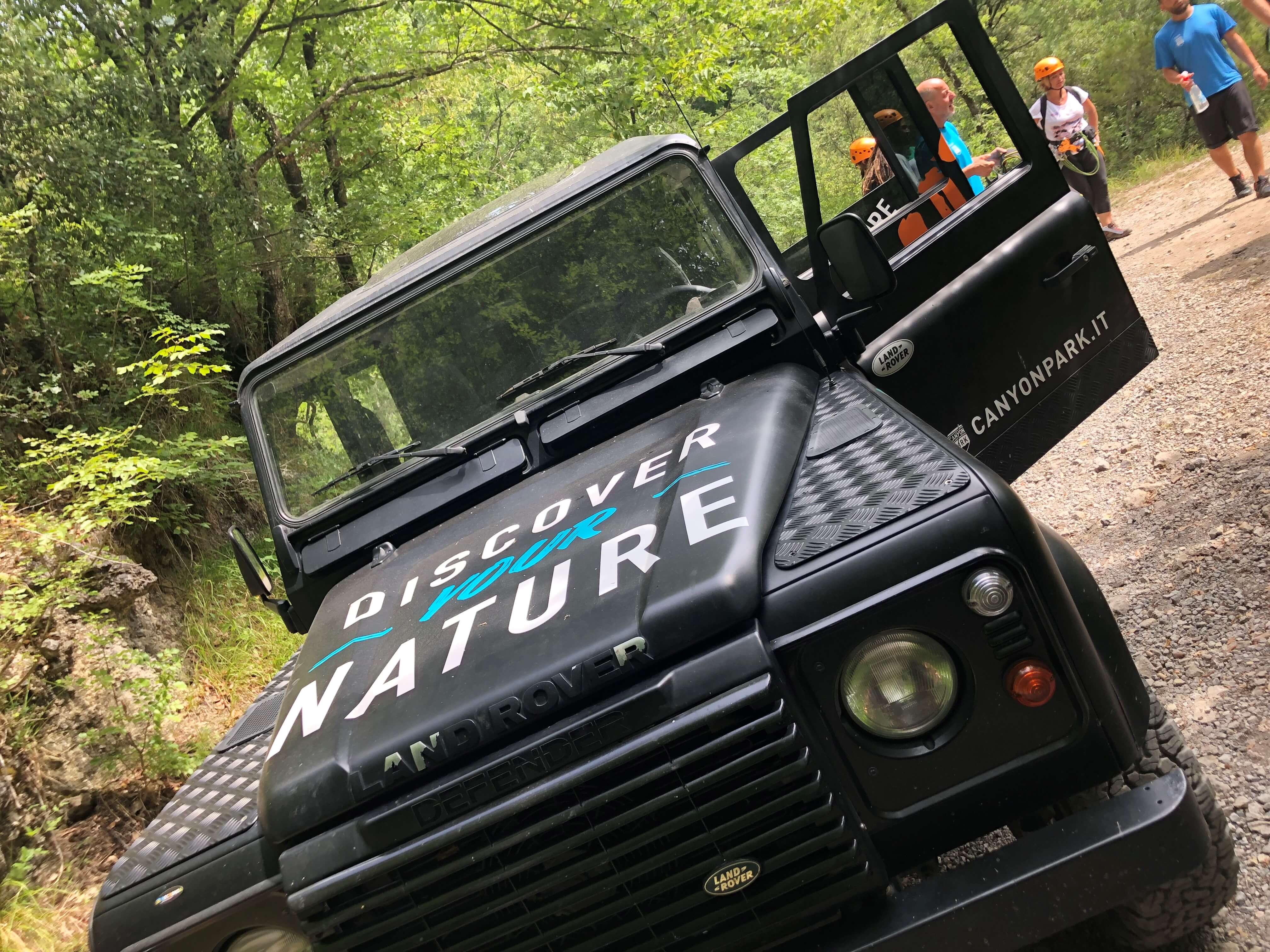 jeep at canyon park Bagni di Lucca