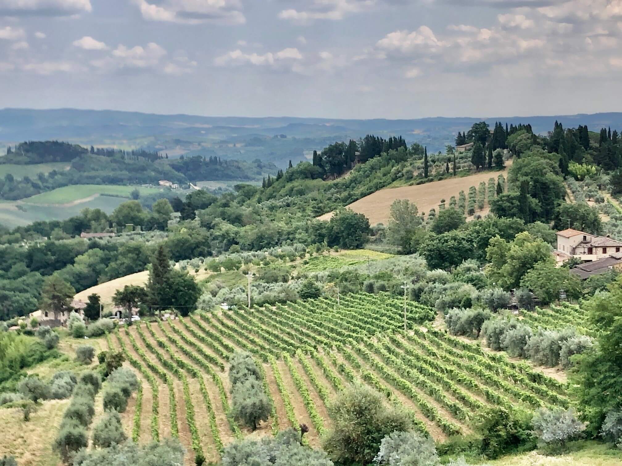 view of san gimignano