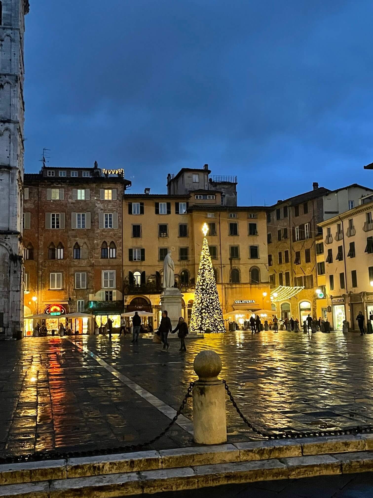 christmas tree in lucca